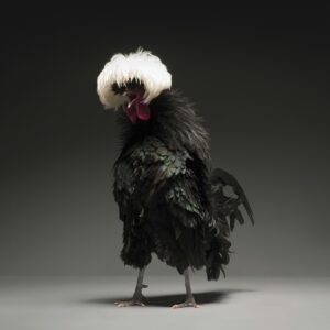 Rooster Black Polish Big