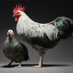 Silver Laced Orpington Couple